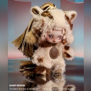 Skull Panda Sharp Wisdom | Pop Mart Have A Good Run Confirmed Plush Blind Box